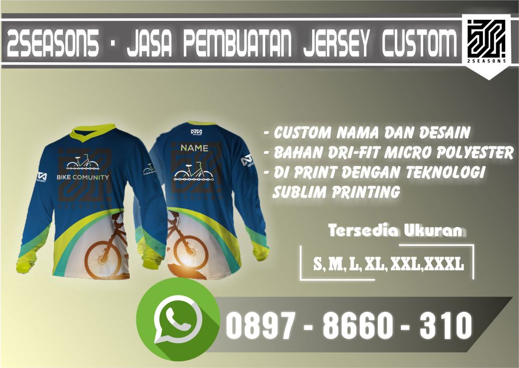 WA 0897-8660-310 Toko Jersey Sepeda Bandung