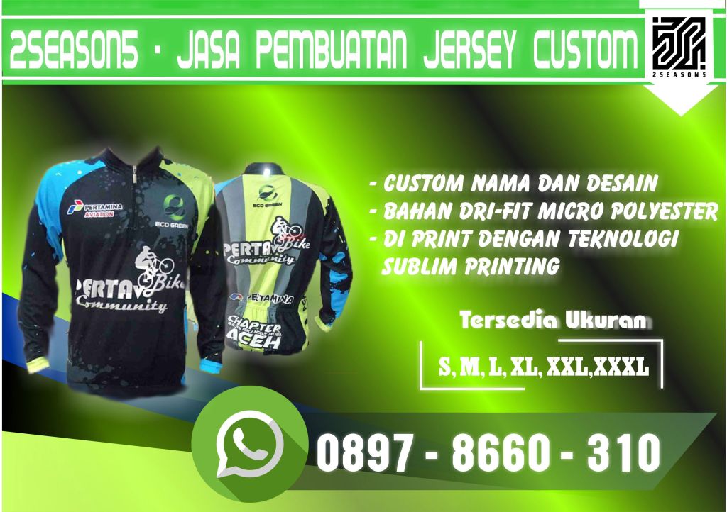 WA 0897-8660-310 Jersey Sepeda Bandung Murah